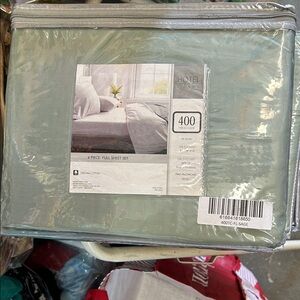 Hotel Collection sage color Luxury 4-Piece Sheet Set in Soft Green